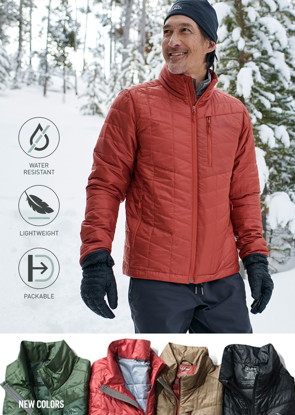 Primaloft Packaway Jacket.