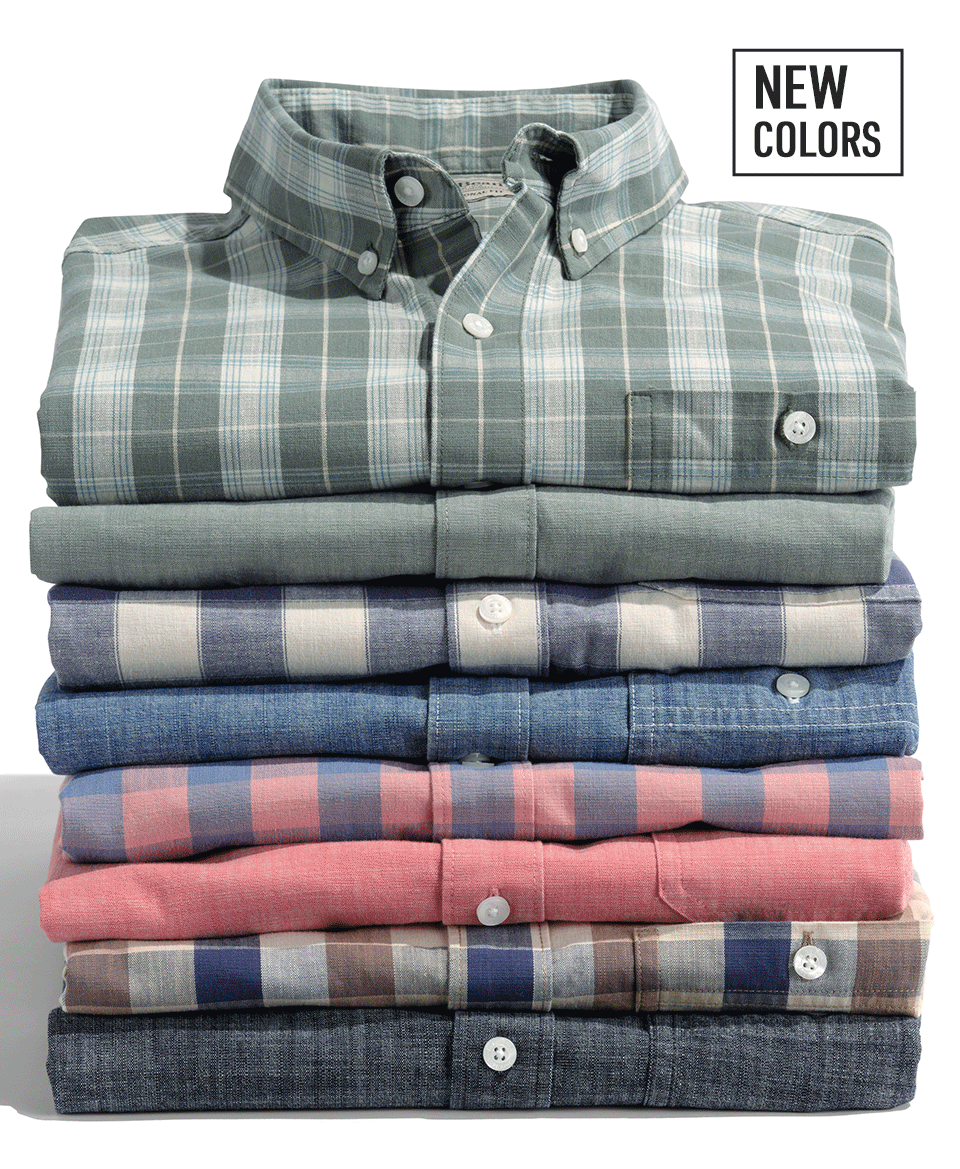 Comfort Stretch Chambray Shirt