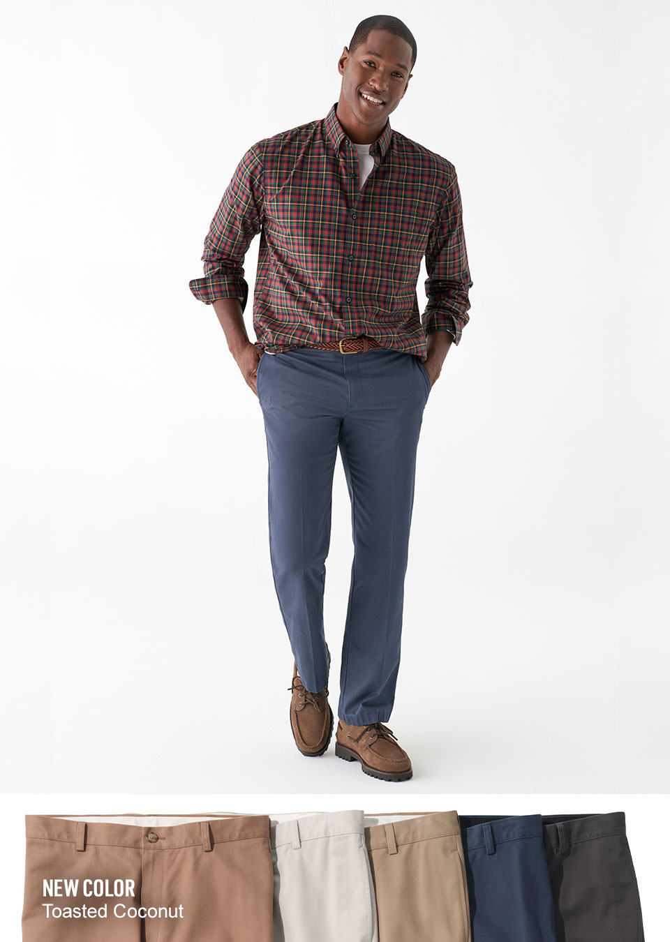 Wrinkle-Free Double L Chinos