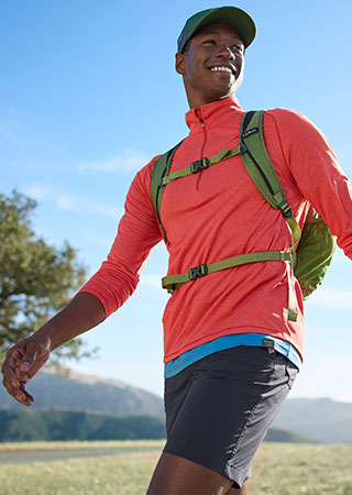Access Trail Quarter Zip Tee