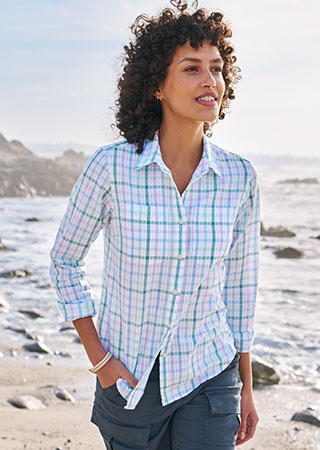 Vacationland Seersucker Shirts