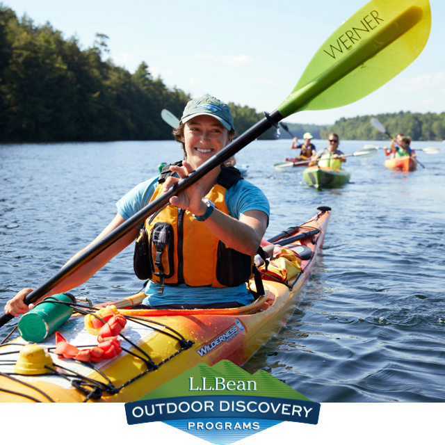 L.L.Bean Outdoor Discovery Trips. Sea kayaking image.