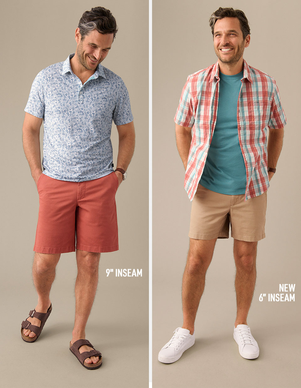 Lakewashed Stretch Khaki Shorts