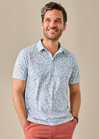 Comfort Stretch Performance Party Polo Shirt