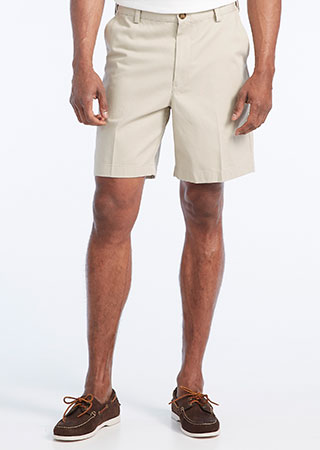 Wrinkle-Free Double L Chino Shorts