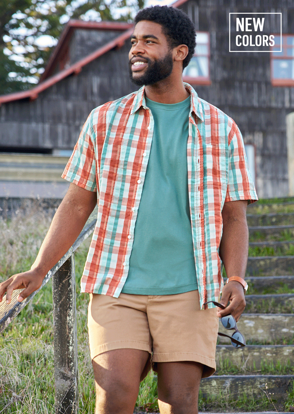 Organic Seersucker Shirt