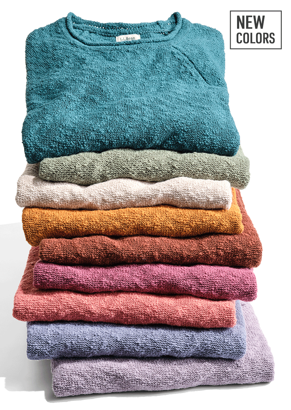 Midweight Cotton Slub Sweaters